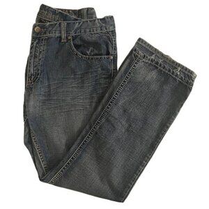 Request Jeans Mens Premium Dark Wash Straight Leg Denim Pants Size 38x32‎